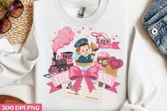 Love express PNG,Retro Valentines Sublimatio PNG Product Image 2