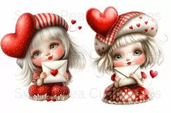 Valentine, Ephemera, Shabby Chic , PNG, Clipart Product Image 2