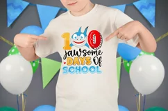 100 jawsome days of school SVG Design, 100 day of school SVG Product Image 2