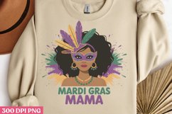 Mardi Gras Mama PNG, Mardi Gras Sublimation PNG Product Image 3