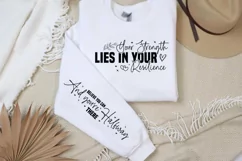 Believe you can and you're halfway there Sleeve SVG Product Image 2
