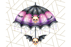 Pastel Goth Halloween PNG Clipart, Creepy Cute Art Product Image 2