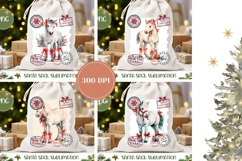 Christmas Horse Santa Sack, Winter Horse Santa Sack Designs Product Image 2