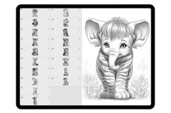 48 Procreate Cute Animals Stamp Brushes Product Image 5