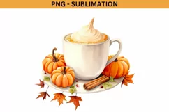 Tis The Season Fall Pumpkin Spice Latte - Warm Cozy Autumn Product Image 1