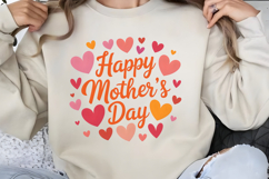 Happy mothers day PNG, Mothers Day Sublimation PNG Product Image 1