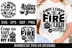 Barbecue SVG Design - Eat drink grandpas grill barbecue Product Image 1