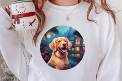 3D Christmas Dog Ornaments Engraved Bundle, 3D Dog Christmas Product Image 2