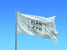 Waving Flag Mockup Template Product Image 3