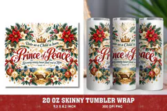 Prince of Peace 20oz Tumbler Wrap, Isaiah 9:6 Christian Chri Product Image 1