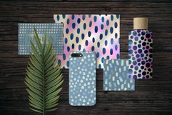 Doodle Abstract Backgrounds, Geometric Print Digital Papers Product Image 2