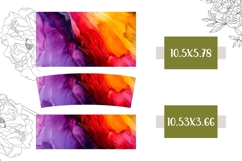 Abstract Art Tumbler Sublimation, Colorful 40 Oz Tumbler Product Image 2