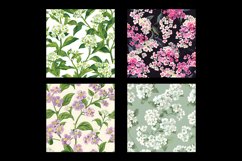 Alyssum Flower Digital paper Pattern Product Image 2