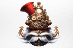 Steampunk Christmas Sublimation PNG Product Image 2