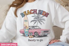 Beach Side Ready to Go PNG, Vintage Summer Sublimation PNG Product Image 1