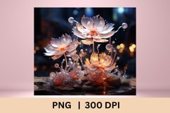 3d Tumbler Wrap, 3d Sublimation Tumbler Wrap, 3D Flowers Product Image 2