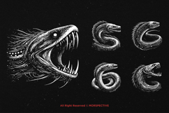 10 Bundle Dark Art Eel Aquatic Fish Tail Electric Snake Product Image 3