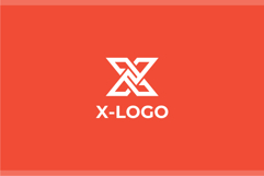 Geometric Letter X Logo Design Vector Product Image 2