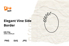 Elegant Vine Side Border Product Image 1