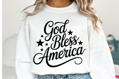 God Bless America Svg Design | Svg Cut Files | Shirt Svg Product Image 2