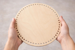 Basket base round 16 inch 40 cm digital file laser cut downl Product Image 2