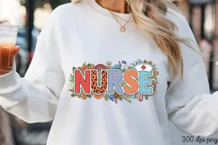 NURSE PNG, Nurse Sublimation PNG Product Image 3