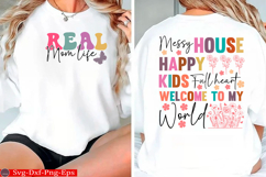 Motivational Mom Life Svg, Positive Quotes Png Product Image 2