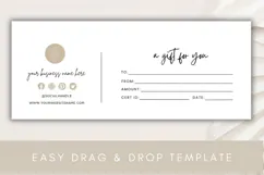 Editable Gift Certificate Template Product Image 2