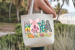 Nana PNG, Cute Bow, Carrots &amp; eggs PNG Sublimation Design Product Image 2