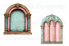 Arches, Shabby Chic , PNG, Junk Journal, Clipart Product Image 2
