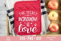 The Secret Ingredient Is Love SVG / Pot Holder SVG Product Image 1