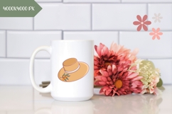 Hand Drawn Garden Hat Illustration, Cartoon Hat PNG Product Image 2