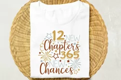12 New Chapters 365 New Chances Svg, New Year's Eve Svg. Product Image 2