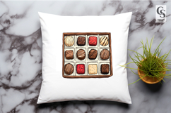 Chocolate Gift Box Illustrations Clipart Sublimation PNG Product Image 3