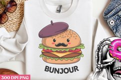 Bonjour PNG, Funny Puns Sublimation PNG Product Image 2