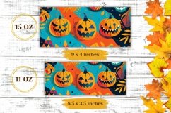 Halloween Pumpkins Mug Wrap Design, Halloween Coffee Mug Product Image 2