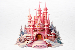Vintage Pink Christmas Clipart Product Image 2