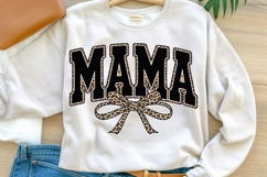 Mama Leopard Print Sublimation Design Product Image 1
