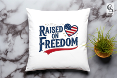 Fireworks &amp; Freedom Patriotic Bow Sublimation PNG Product Image 2