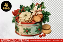 Christmas Ornament Box Clipart PNG | Christmas Sublimation Product Image 3