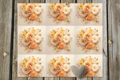 3D papercut Flowers with pearl | 8 Skinny tumbler designs Product Image 2