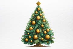 Christmas Cars Watercolor clipart PNG Product Image 2