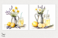 Still life with daffodils digital paper Product Image 2