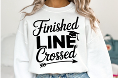 Finished Line Crossed svg | Graduation Svg | Shirt Svg Product Image 1