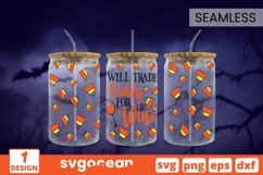 Halloween Can Glass Wrap | 16 oz &amp; 20 oz Libbey Glass Product Image 4