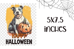 Cute Halloween Dog Towel Sublimation, Happy Halloween PNG Product Image 2
