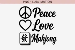 Mahjong quote png design for T-shirts Product Image 4