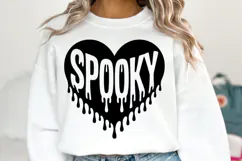 Spooky Heart Svg | Halloween Svg | Shirt Svg Product Image 1