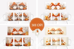 Watercolor Halloween Mushrooms Mug Designs, Halloween Mug Product Image 2