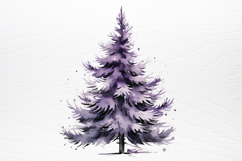 Lavender And Christmas Tree Sublimation PNG Product Image 2